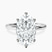 Pre-Designed Platinum Six Prong Solitaire 1.5mm Lab Diamond Ring