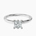 Pre-Designed Platinum Six Prong Solitaire 1.5mm Lab Diamond Ring