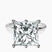 Pre-Designed Platinum Six Prong Solitaire 1.5mm Lab Diamond Ring