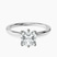 Pre-Designed Platinum Six Prong Solitaire 1.5mm Lab Diamond Ring