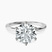 Pre-Designed Platinum Six Prong Solitaire 1.5mm Lab Diamond Ring
