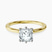 Pre-Designed 18kt Yellow Gold Six Prong Solitaire 1.5mm Lab Diamond Ring