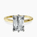 Pre-Designed 10kt Yellow Gold Six Prong Solitaire 1.5mm Lab Diamond Ring
