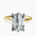 Pre-Designed 10kt Yellow Gold Six Prong Solitaire 1.5mm Lab Diamond Ring