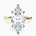 Pre-Designed 14kt Yellow Gold Six Prong Solitaire 1.5mm Lab Diamond Ring