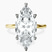 Pre-Designed 14kt Yellow Gold Six Prong Solitaire 1.5mm Lab Diamond Ring