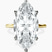 Pre-Designed 14kt Yellow Gold Six Prong Solitaire 1.5mm Lab Diamond Ring