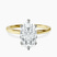 10kt Yellow Gold Six Prong Solitaire 1.5mm Lab Diamond Ring