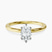 Pre-Designed 14kt Yellow Gold Six Prong Solitaire 1.5mm Lab Diamond Ring