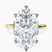 Pre-Designed 18kt Yellow Gold Six Prong Solitaire 1.5mm Lab Diamond Ring