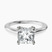 Pre-Designed Platinum Agnes Criss cross Prong Solitaire 1.5mm Lab Diamond Ring