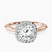 Harriet Halo 1.5mm Lab Diamond Engagement Ring in 14kt Rose Gold
