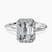 Harriet Halo 1.5mm Lab Diamond Engagement Ring in Platinum