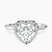 Harriet Halo 1.5mm Lab Diamond Engagement Ring in Platinum
