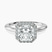 Harriet Halo 1.5mm Lab Diamond Engagement Ring in Platinum