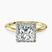 Harriet Halo 1.5mm Lab Diamond Engagement Ring in 10kt Yellow Gold
