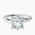 Pre-Designed Platinum Seraphina Twist Prongs Solitaire 1.5mm Lab Diamond Ring
