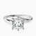 Pre-Designed Platinum Seraphina Twist Prongs Solitaire 1.5mm Lab Diamond Ring