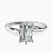 Pre-Designed Platinum Seraphina Twist Prongs Solitaire 1.5mm Lab Diamond Ring