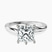 Pre-Designed Platinum Seraphina Twist Prongs Solitaire 1.5mm Lab Diamond Ring