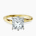 Pre-Designed 10kt Yellow Gold Seraphina Twist Prongs Solitaire 1.5mm Lab Diamond Ring