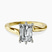 Pre-Designed 10kt Yellow Gold Seraphina Twist Prongs Solitaire 1.5mm Lab Diamond Ring