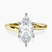 Pre-Designed 10kt Yellow Gold Seraphina Twist Prongs Solitaire 1.5mm Lab Diamond Ring