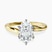 Pre-Designed 10kt Yellow Gold Seraphina Twist Prongs Solitaire 1.5mm Lab Diamond Ring