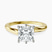 Pre-Designed 10kt Yellow Gold Seraphina Twist Prongs Solitaire 1.5mm Lab Diamond Ring