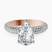 Pre-Designed 9ct Rose Gold Casimer Secret Halo Lab Diamond Ring