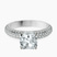 Pre-Designed 9ct White Gold Casimer Secret Halo Lab Diamond Ring