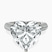 Pre-Designed 10kt White Gold Casimer Secret Halo Lab Diamond Ring