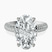 Pre-Designed Platinum Casimer Secret Halo Lab Diamond Ring
