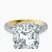 Pre-Designed 18kt Yellow Gold Casimer Secret Halo Lab Diamond Ring
