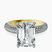 Pre-Designed 10kt Yellow Gold Casimer Secret Halo Lab Diamond Ring
