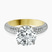 Pre-Designed 10kt Yellow Gold Casimer Secret Halo Lab Diamond Ring