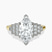 Pre-Designed 14ct Yellow Gold Joy Tapering Side Stone Lab Diamond Ring