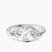 Pre-Designed Platinum Crest Four Prong Solitaire Lab Diamond Ring