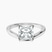 Pre-Designed Platinum Crest Four Prong Solitaire Lab Diamond Ring