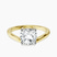 Pre-Designed 10kt Yellow Gold Crest Four Prong Solitaire Lab Diamond Ring