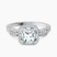 Everly Vintage Bezel Lab Diamond Engagement Ring in 9ct White Gold
