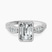 Everly Vintage Bezel Lab Diamond Engagement Ring in Platinum