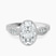 Everly Vintage Bezel Lab Diamond Engagement Ring in 14kt White Gold
