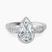 Everly Vintage Bezel Lab Diamond Engagement Ring in 9ct White Gold