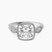 Everly Vintage Bezel Lab Diamond Engagement Ring in 9ct White Gold