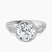 Everly Vintage Bezel Lab Diamond Engagement Ring in 9ct White Gold