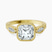 Everly Vintage Bezel Lab Diamond Engagement Ring in 18ct Yellow Gold