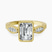 Everly Vintage Bezel Lab Diamond Engagement Ring in 18ct Yellow Gold