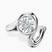 Vera Bezel Crest Lab Diamond Engagement Ring in Platinum