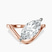 Pre-Designed 18kt Rose Gold Eden Crest Lab Diamond Ring